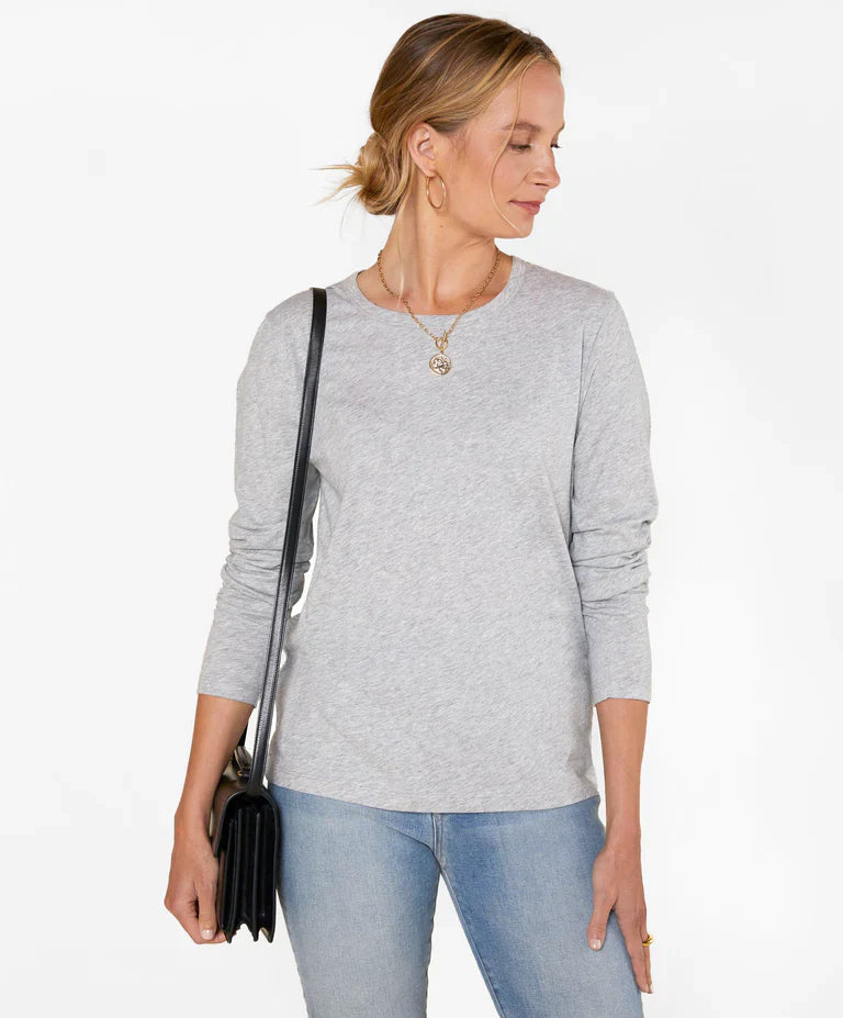 Women's Sojourn L/S Tee - Heather Grey