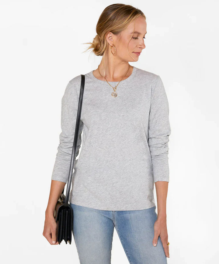Women's Sojourn L/S Tee - Heather Grey