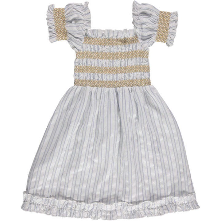 Smocked Stripe Dress