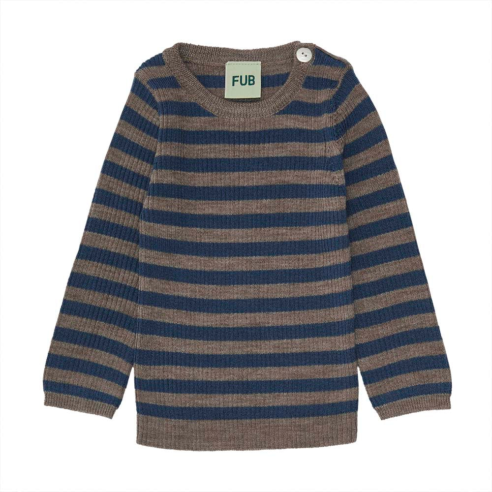 Baby Rib Sweater - Beige Melange