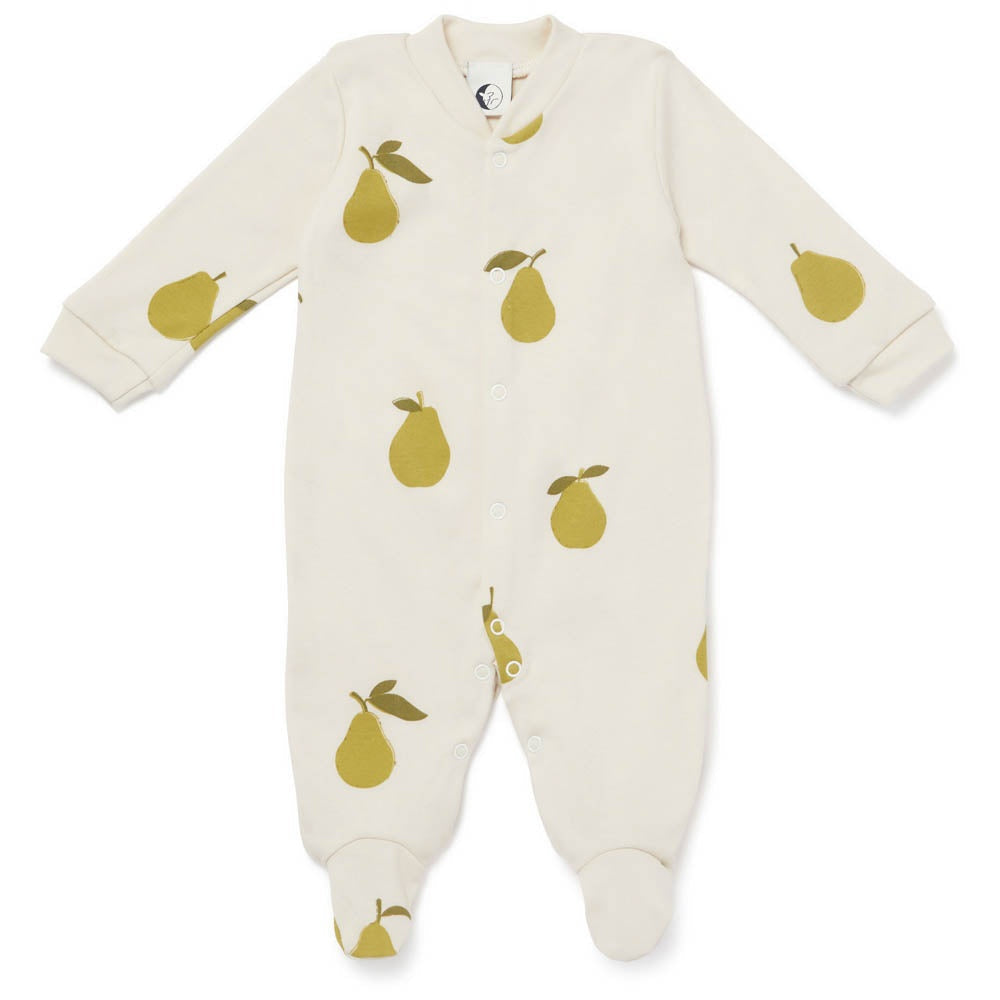 Baby Sleepsuit - Pear