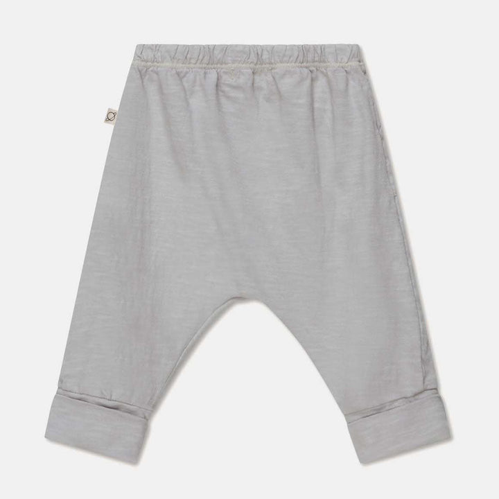 Slub Baby Pants - Soft Grey