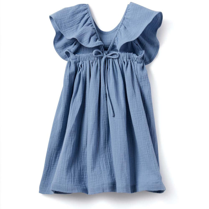 Penelope Dress - Dust Blue