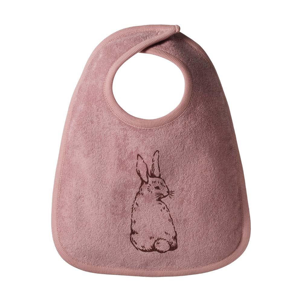 Reversible Bib - Bunny Tales Woodrose Bib