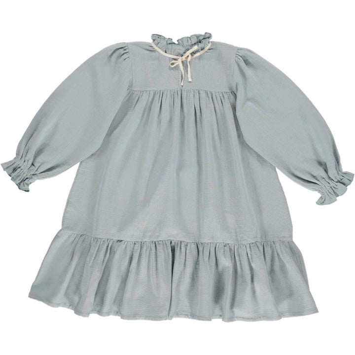 Agatha Dress - Aqua Grey