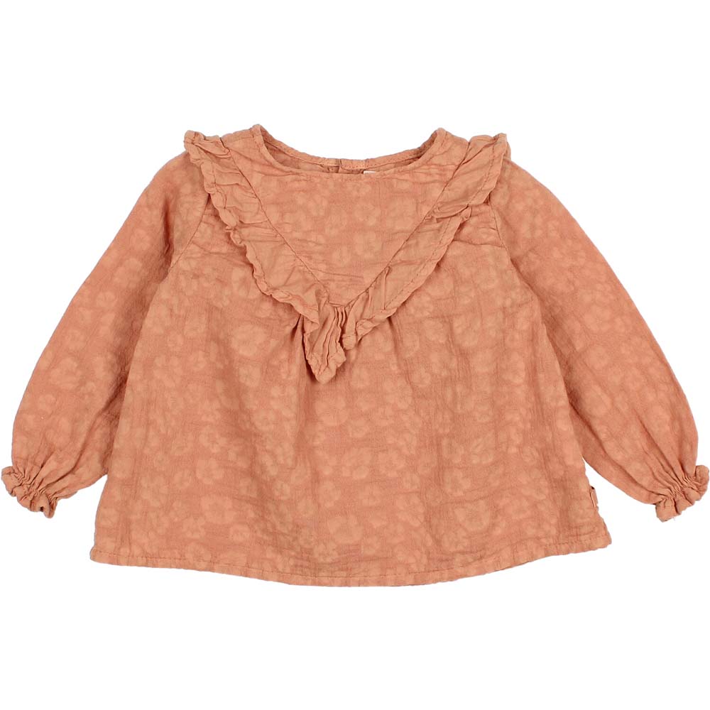 Baby Floral Jacquard Blouse - Hazel