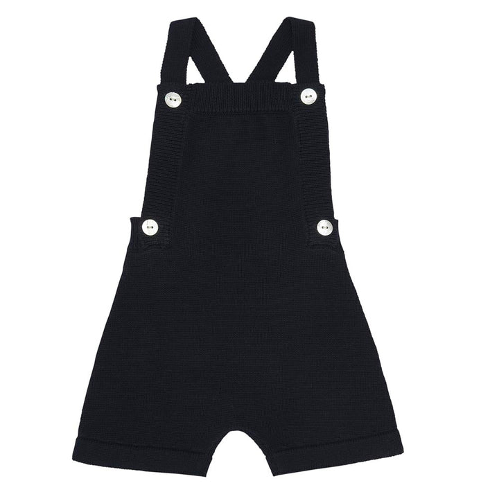 Baby Short Overalls - Dark Navy