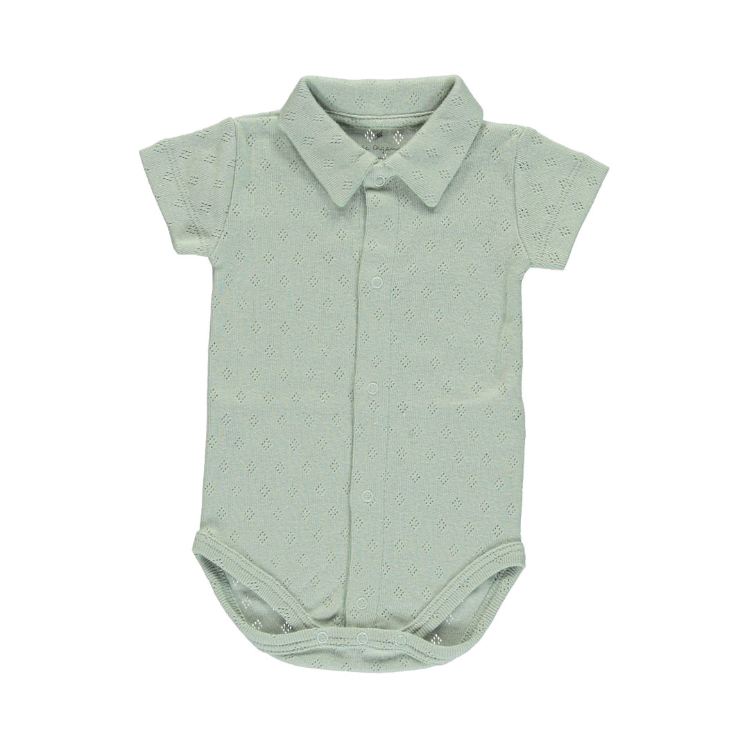 Bebe Polo Onesie - Light Green