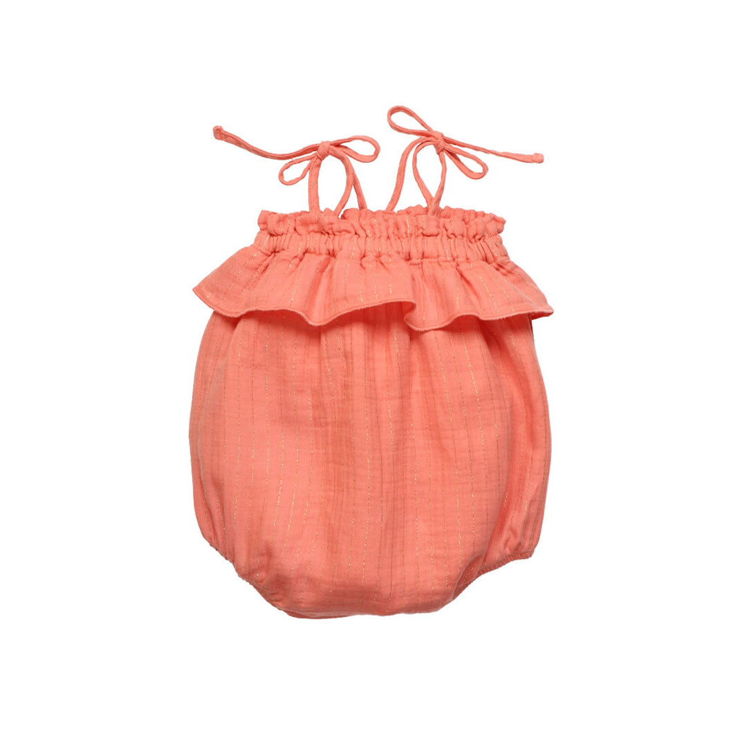 Claire Baby Romper - Coral