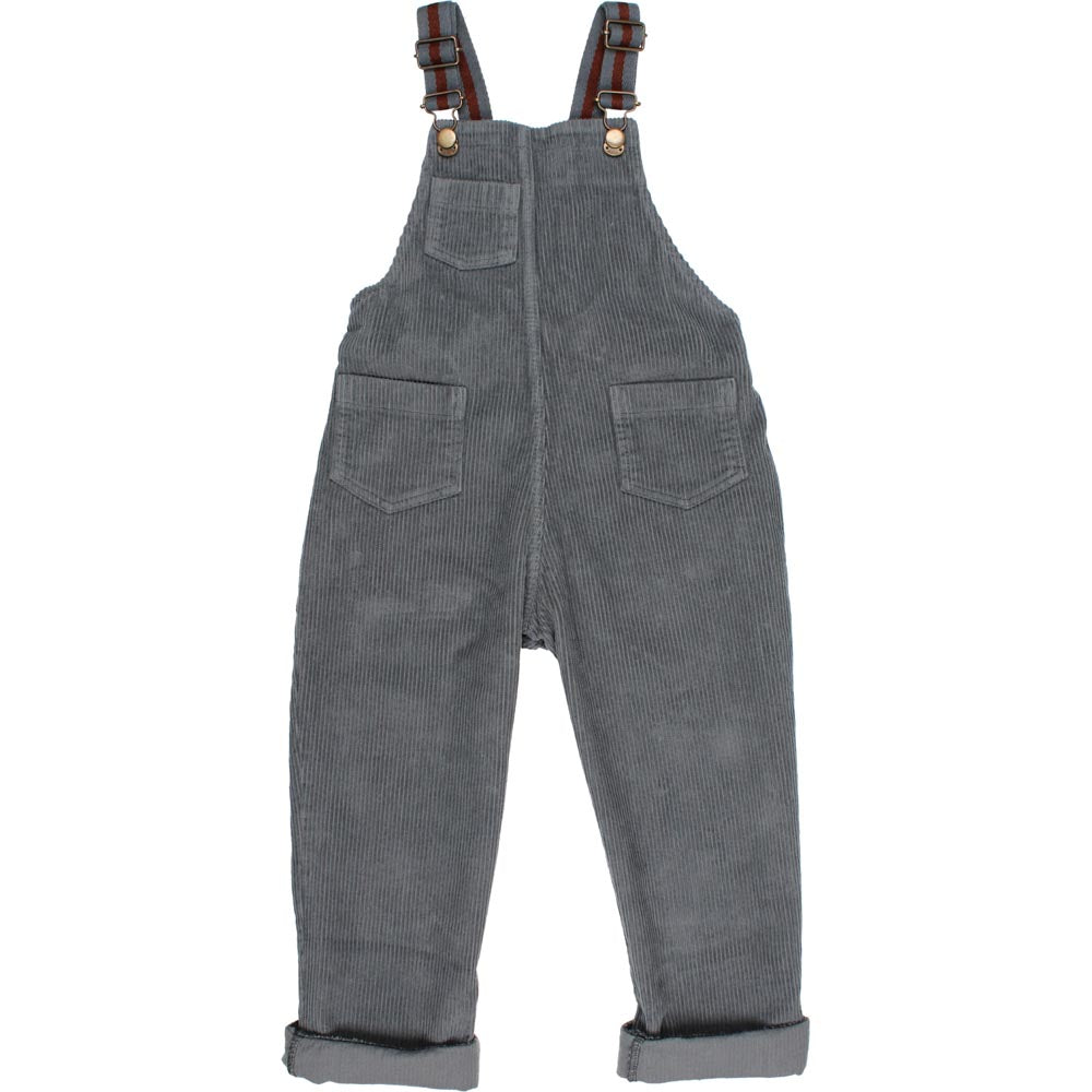 Corduroy Dungaree - Antracite