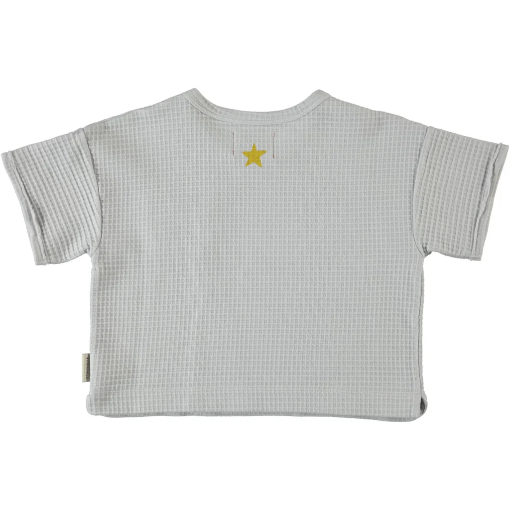 Baby Honeycomb T-Shirt - Light Grey w/ Egg Print