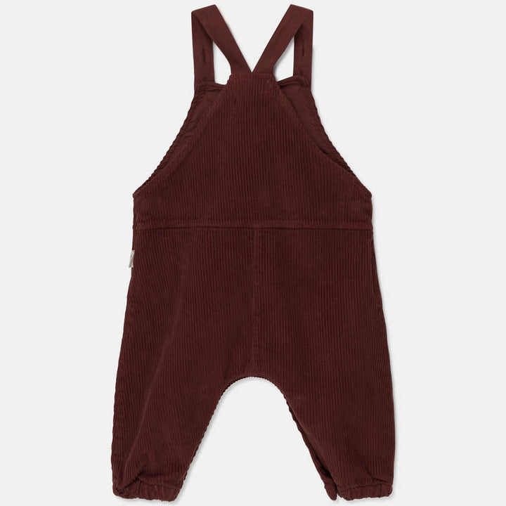 Organic Baby Overalls - Garnet