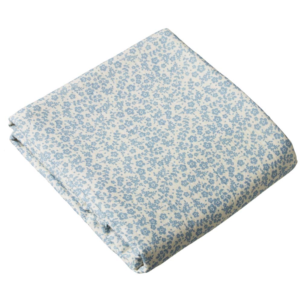 Muslin Wrap - Daisy Belle Blue Print