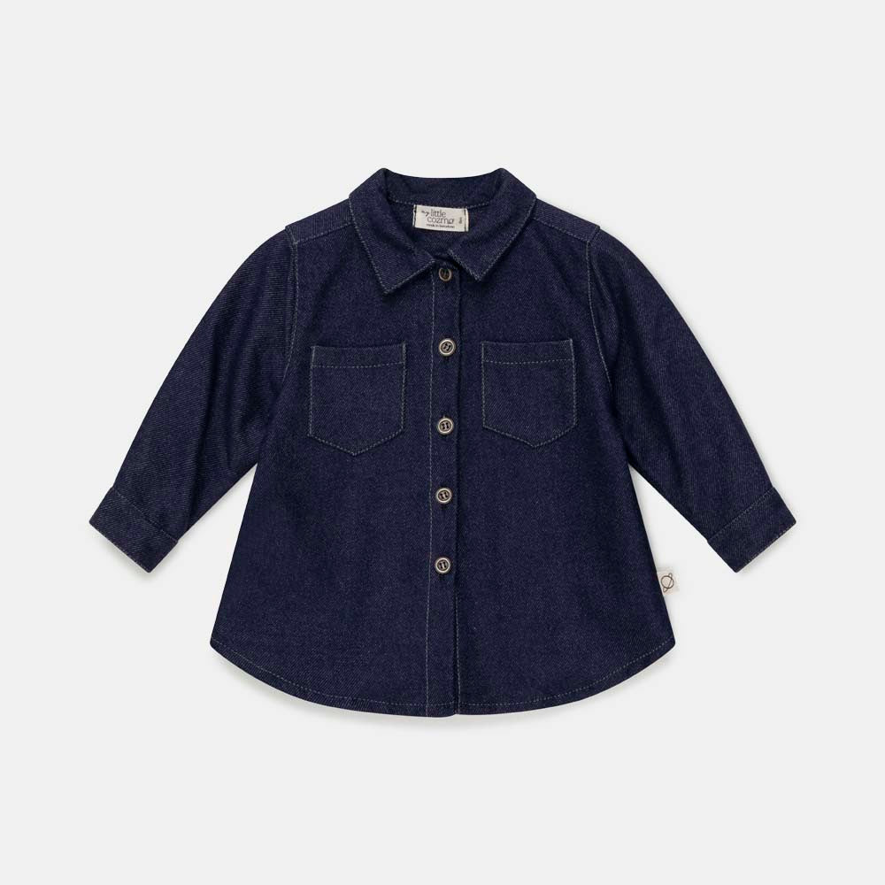 Denim Twill Baby Dress - Unique