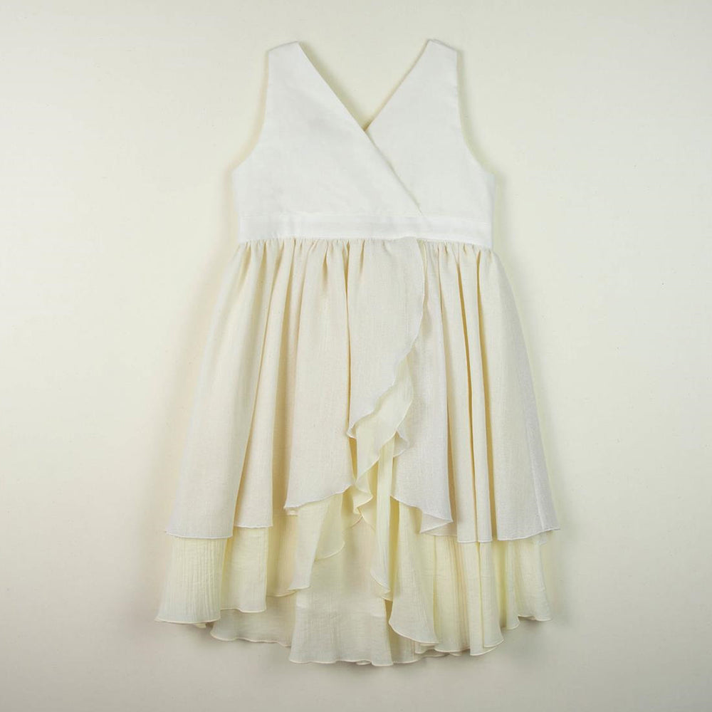 Double Layer Dress - White