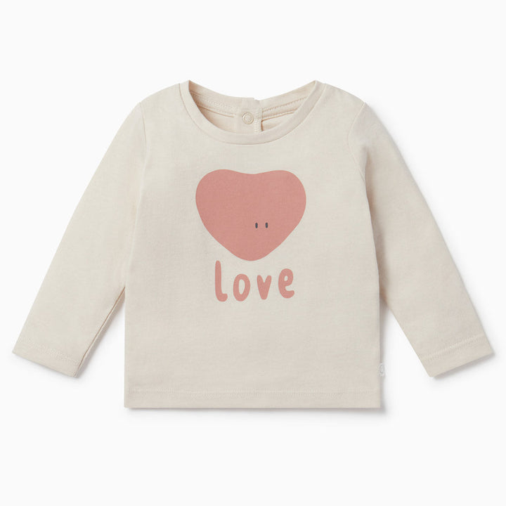 Love Slogan Long Sleeve T-Shirt