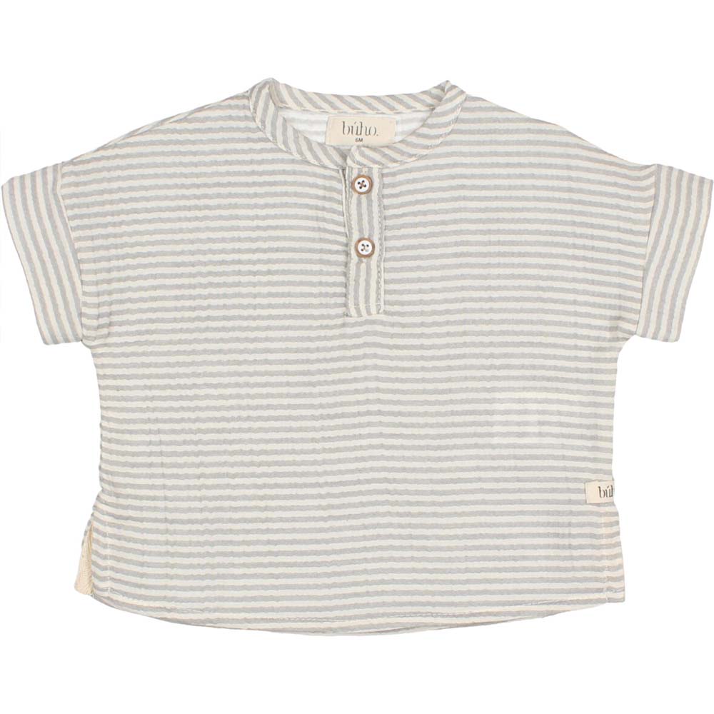 Baby Stripes Shirt - Light Grey