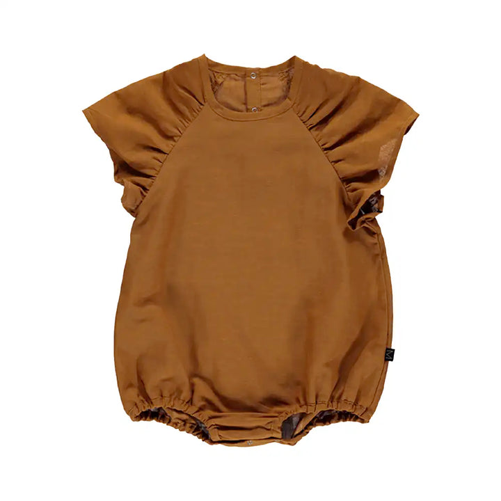 Honey Puff Overall - Brown