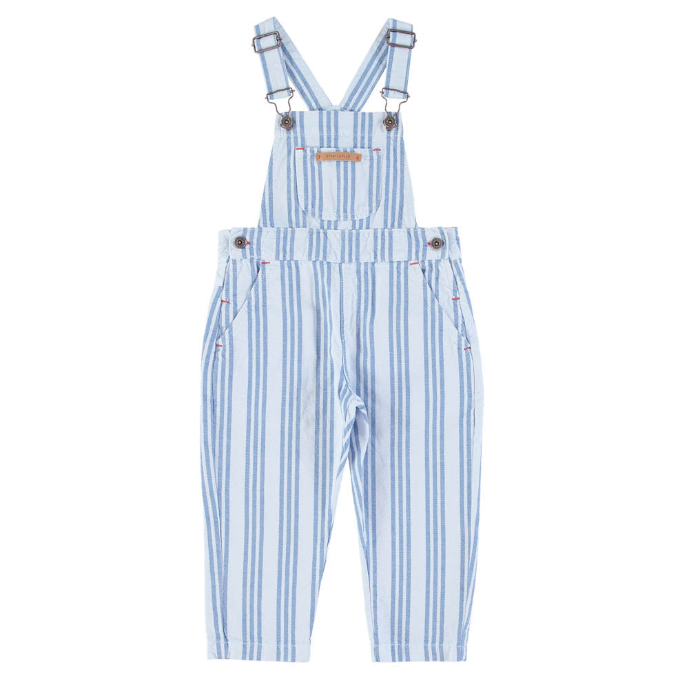 Dungarees - Large Blue Stripes