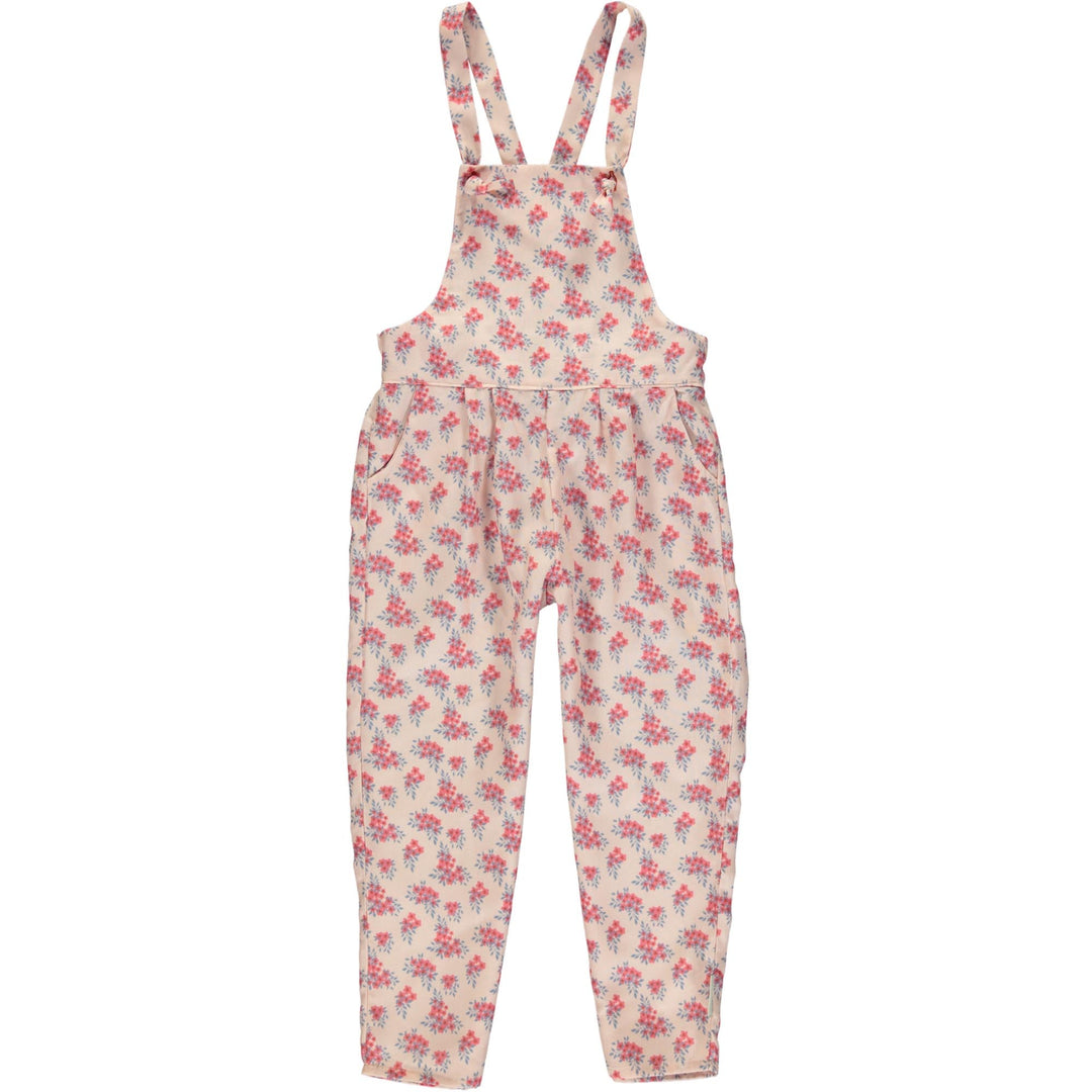 Jumpsuit - Pale Pink w/Flowers