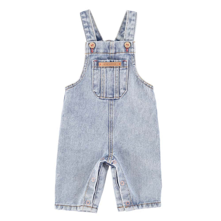 Baby Dungarees - Washed Blue Denim