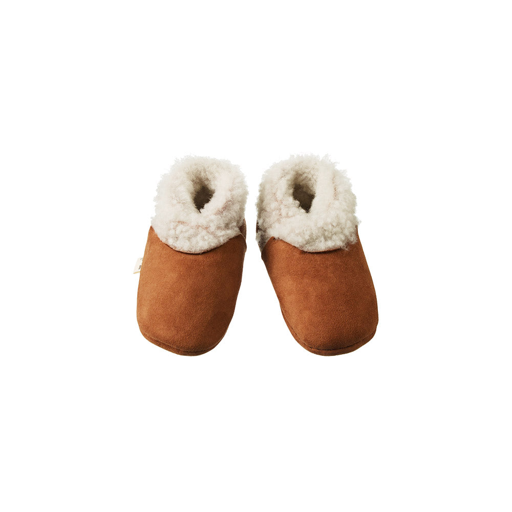 Lambskin Booties - Cinnamon