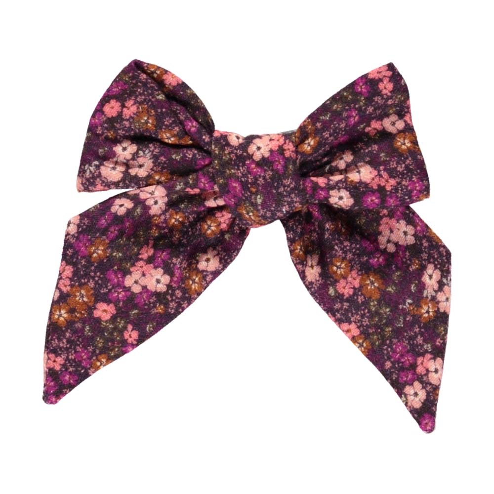 Lena Bow - Mulberry Mini Foral