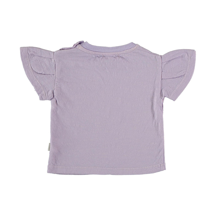 Baby Organic Cotton Flame T-Shirt - Mauve