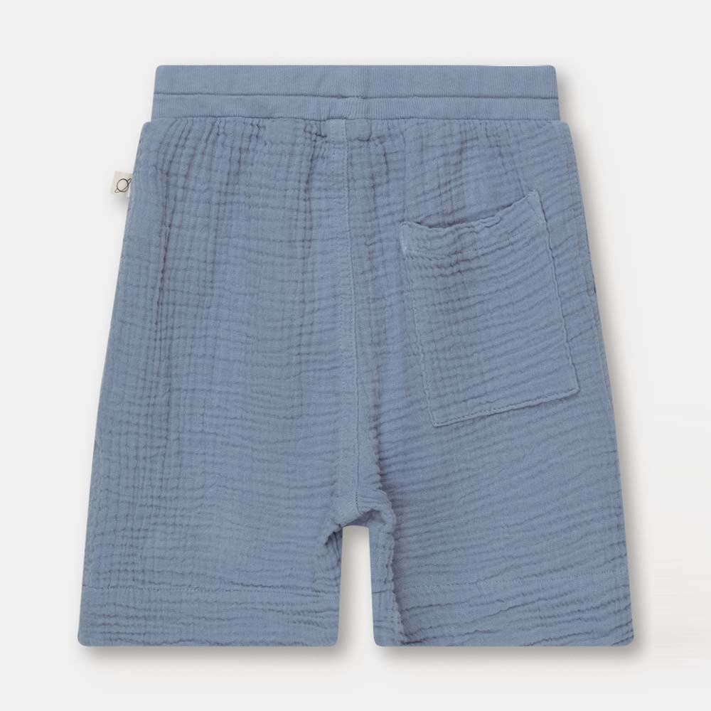 Gauze Bermuda Shorts - Sky Blue