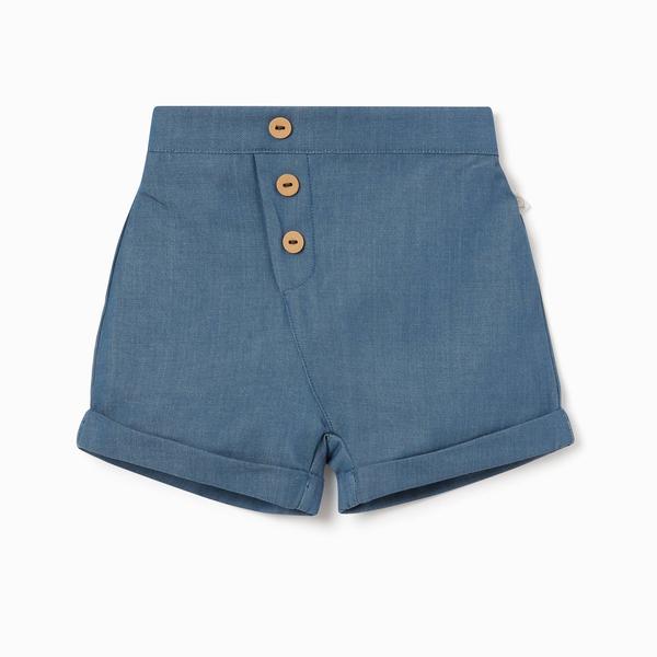 Chambray Shorts