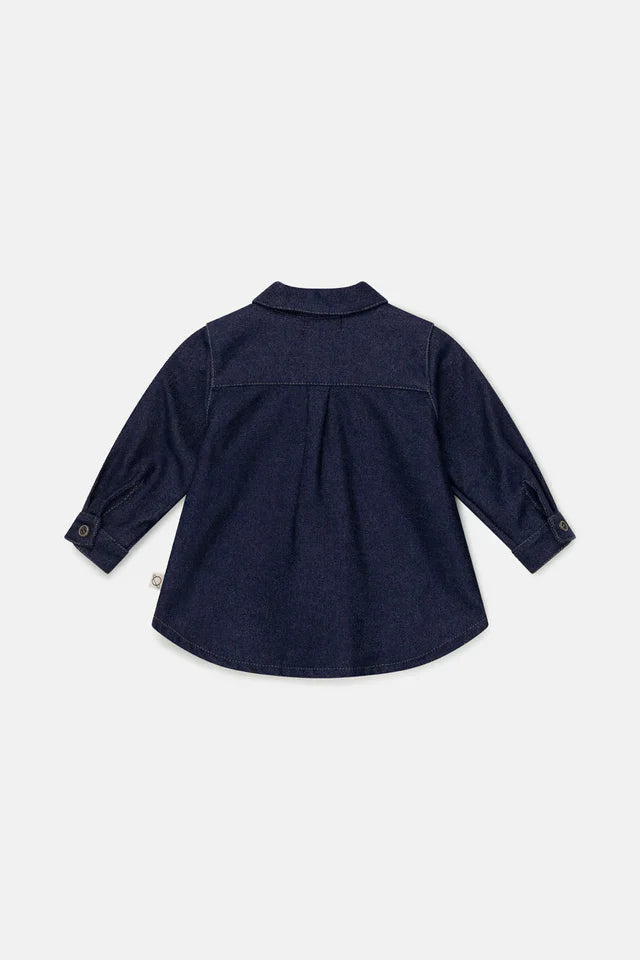 Denim Twill Baby Dress - Unique