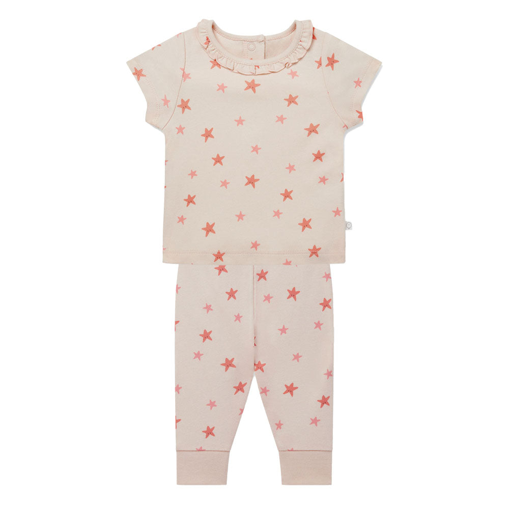 Starfish Frilled Pajamas - Starfish