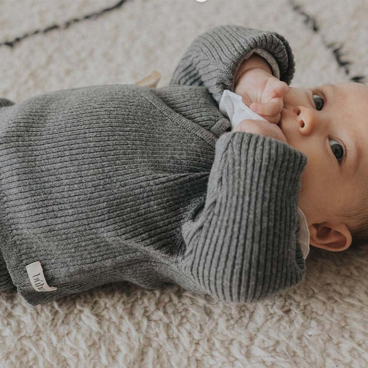 Newborn Crossed Cardigan - Ecru