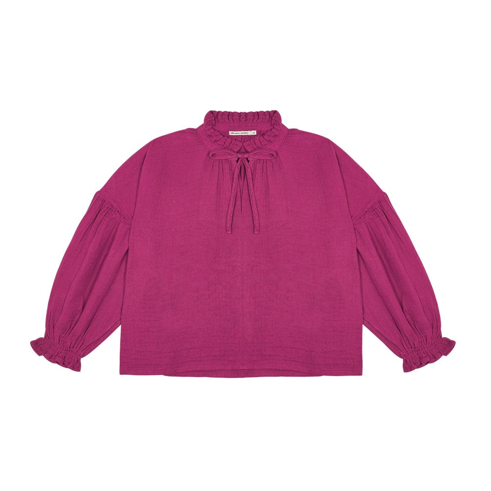 Olivia Blouse - Bougainvillea