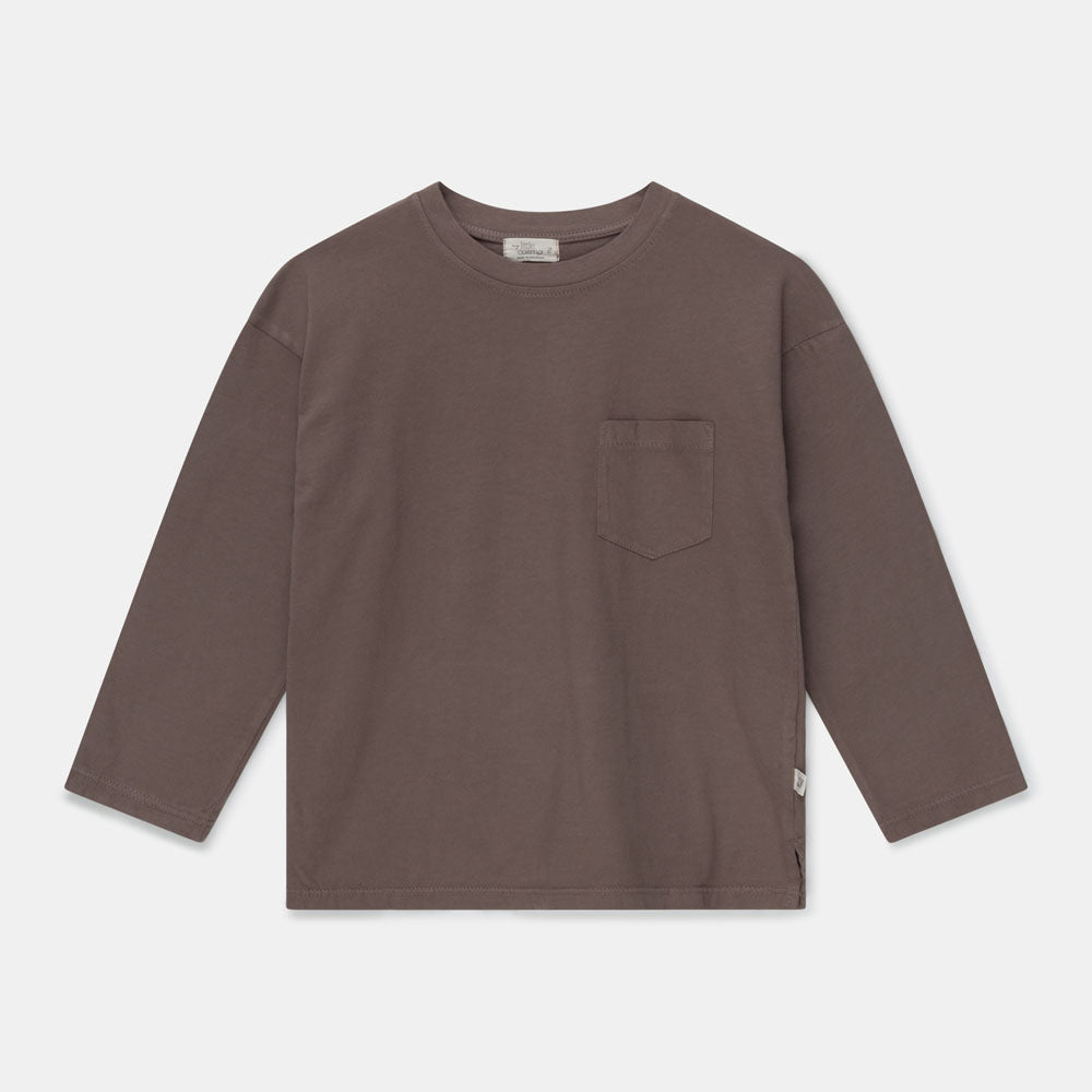 Organic Kids Basic T-Shirt - Taupe