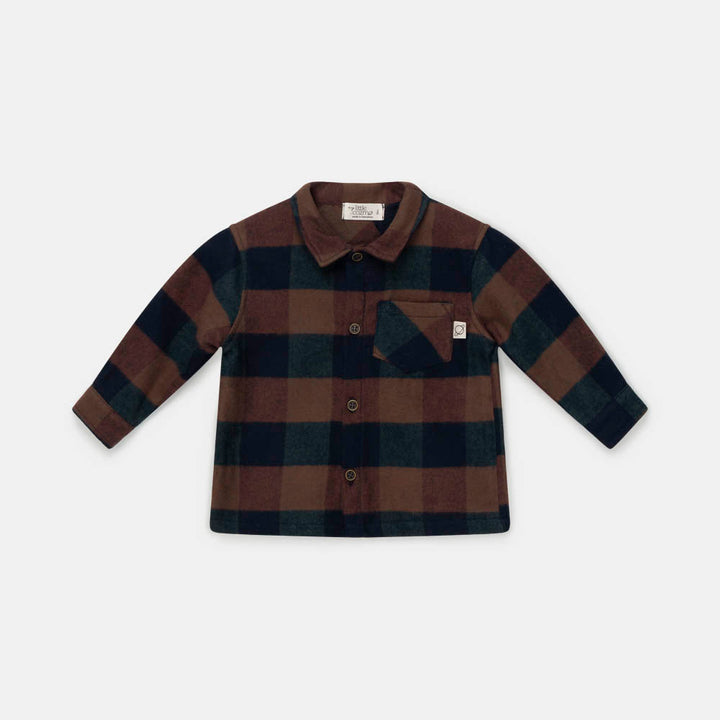 Organic Plaid Baby Shirt - Unique