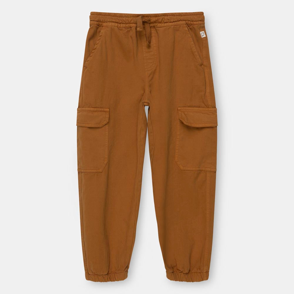 Organic Twill Cargo Pants - Oil