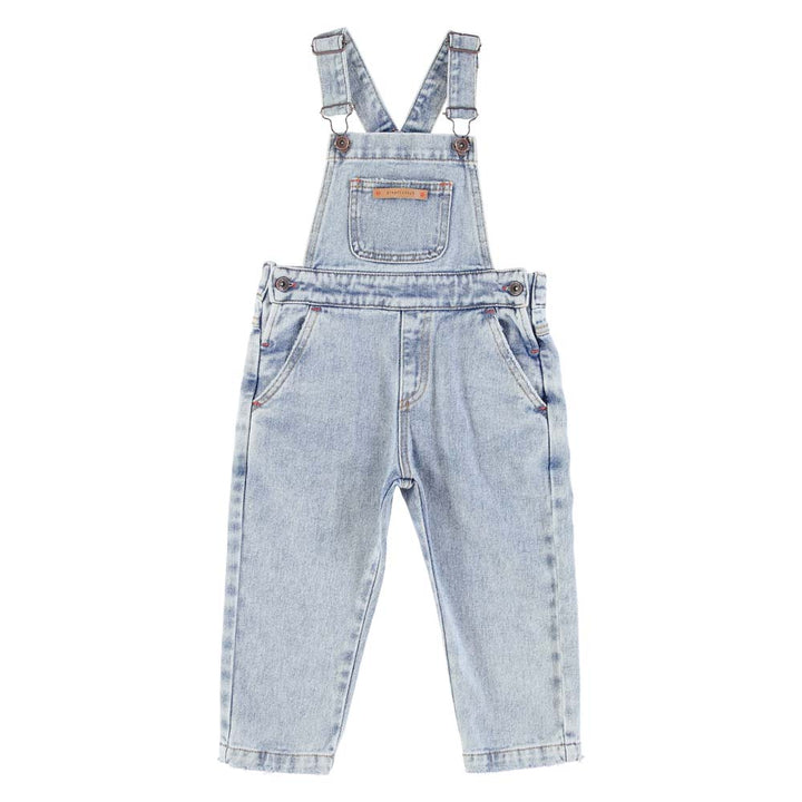 Dungarees - Washed Blue Denim