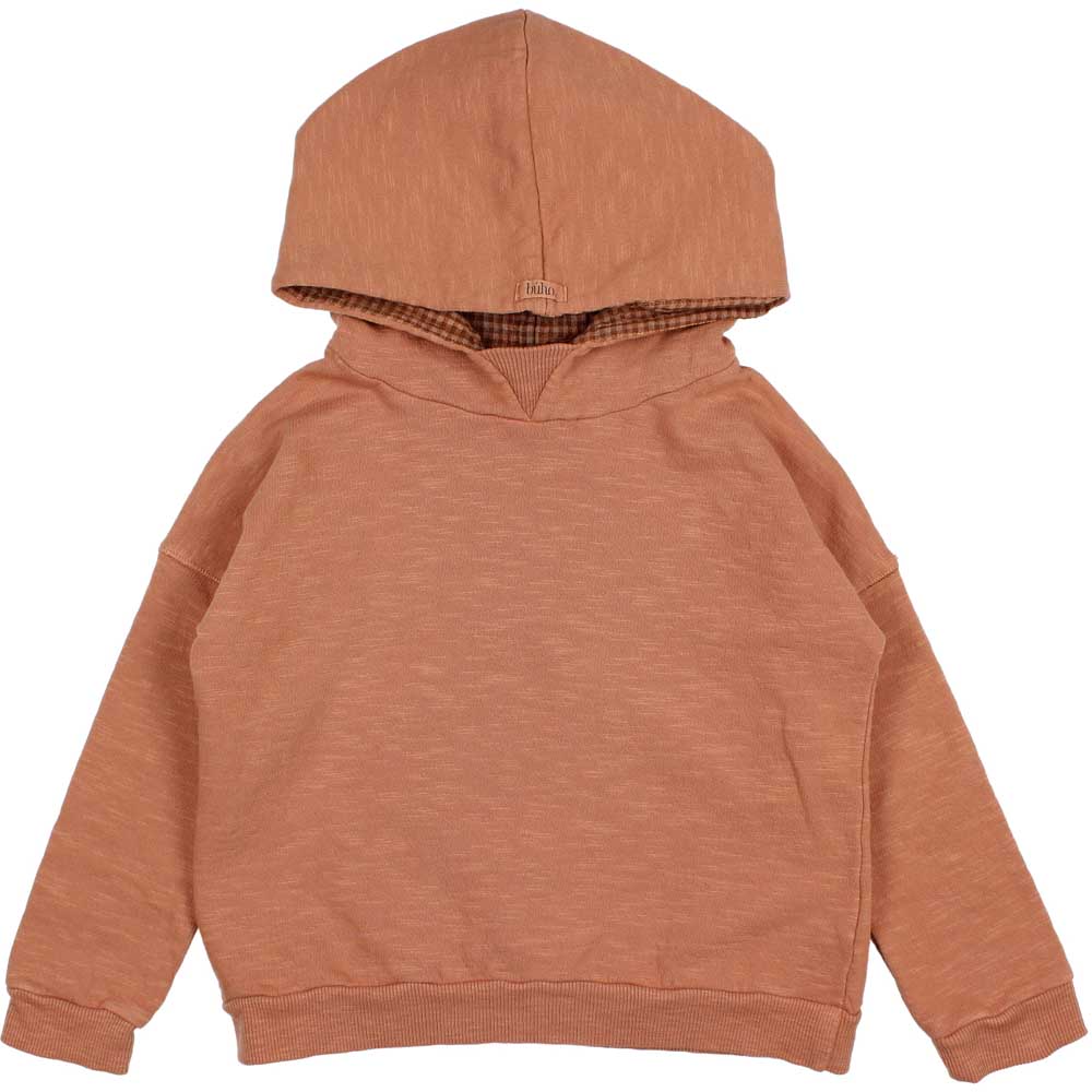 Plain Hoodie Sweatshirt - Hazel