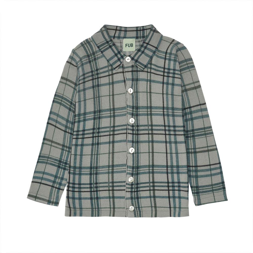 Plaid Button Down Shirt - Pale Sage