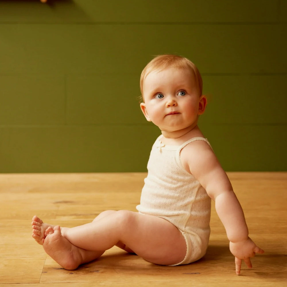 Pointelle Camisole Bodysuit - Rose Bud