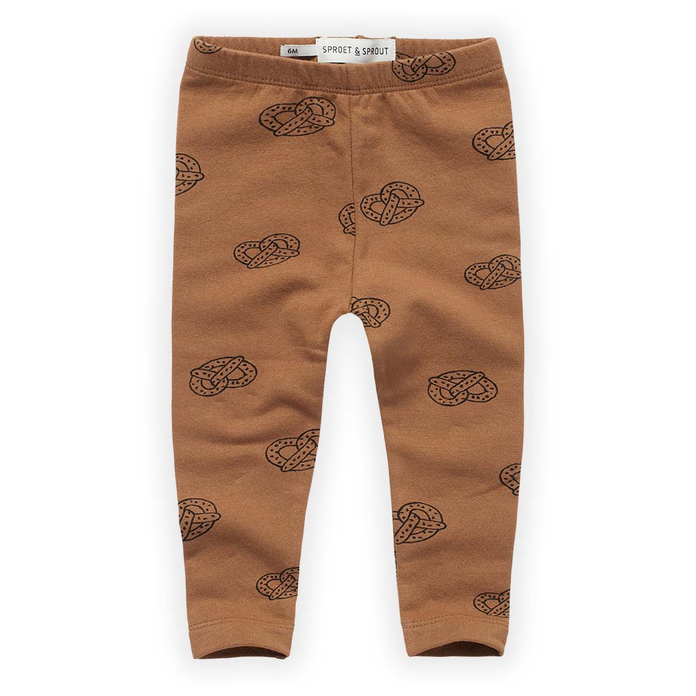 Pretzel Print Legging - Lion