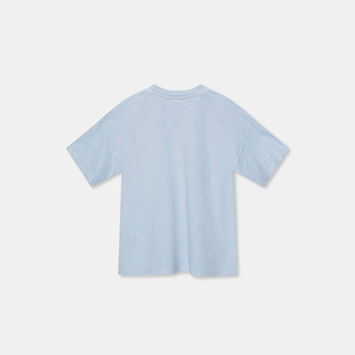 Slub Patch Pocket T-Shirt - Blue