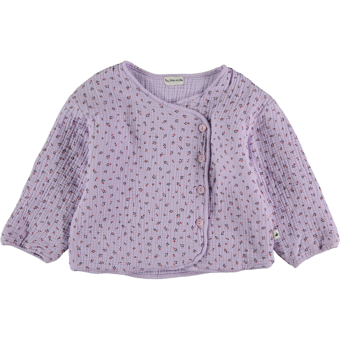 Kids Organic Liberty Padded Jacket - Mauve