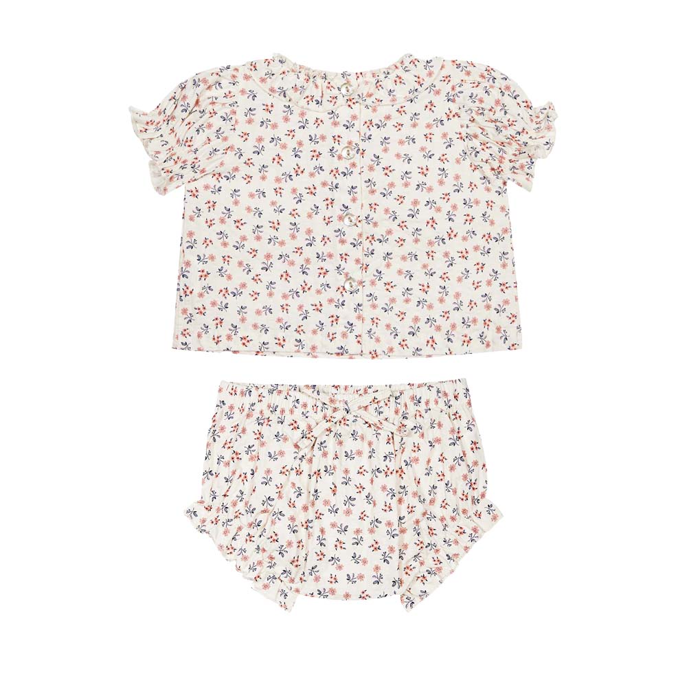 Judah Blouse and Bloomer Set - Blossom Print