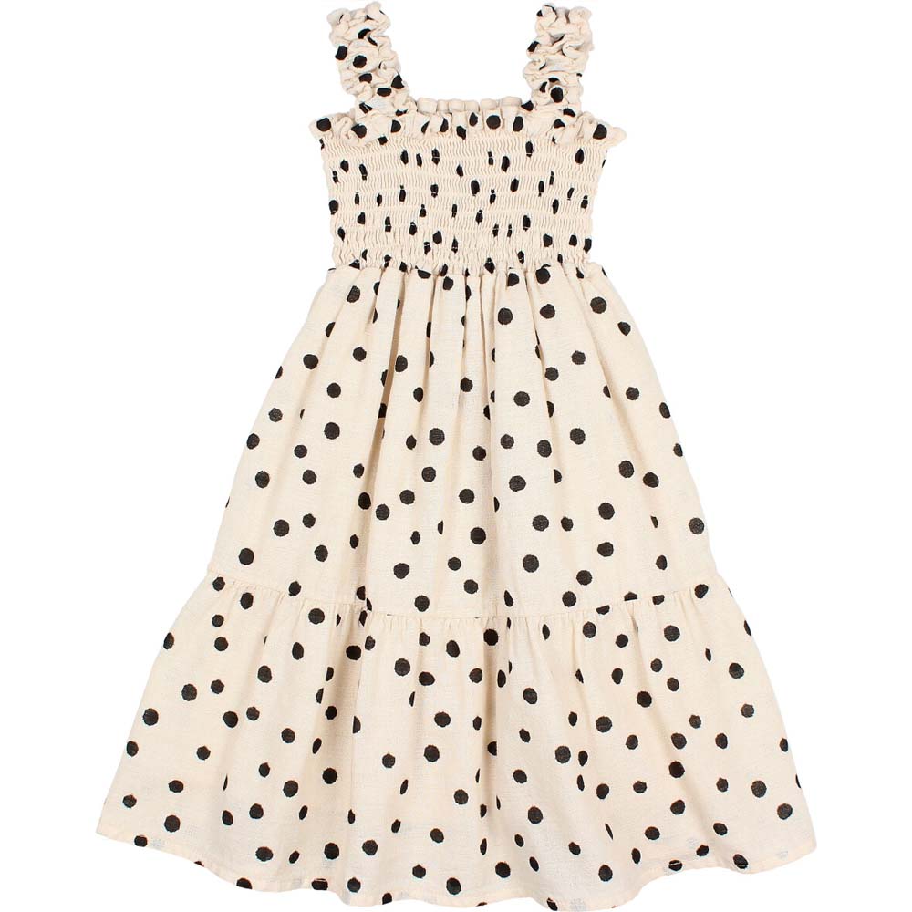 Dots Dress - Sand