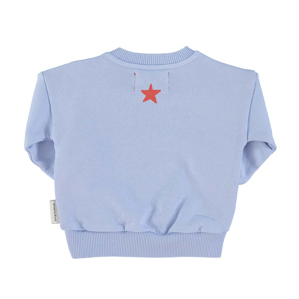 Unisex Sweatshirt - Light Blue Sea Print