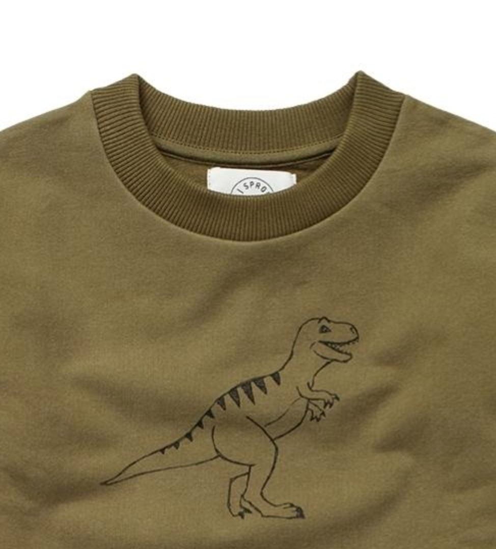 Dino Sweatshirt - Khaki