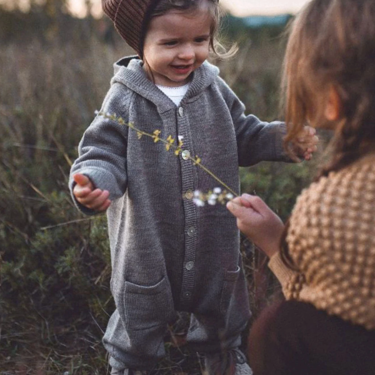 Baby Suit - Beige Melange