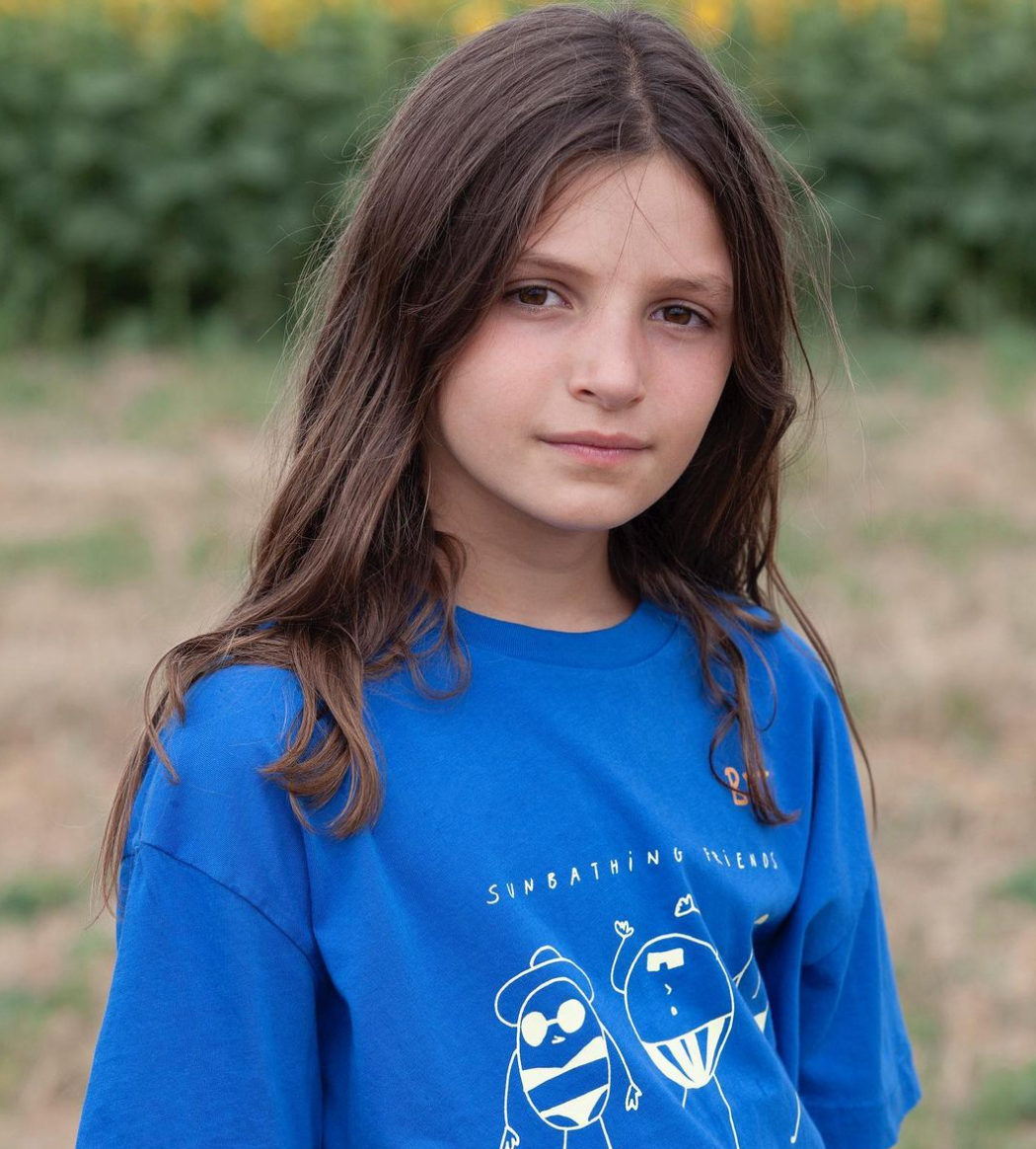 T-Shirt Sunbathing - Fresh Blue